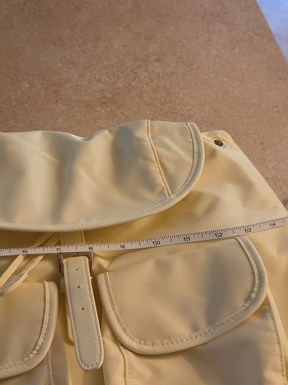 Year of Ours Baby Yellow Backpack NWT